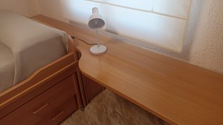 Dormitorio juvenil 2 camas nido 105 cm