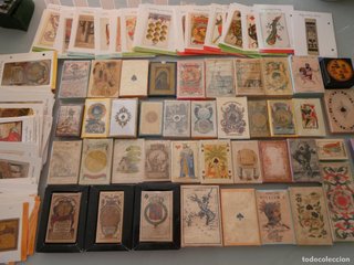 LOTE DE 44 BARAJAS MUSEO CARTAS FOURNIER FACSÍMIL