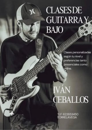 Clases de guitarra y bajo