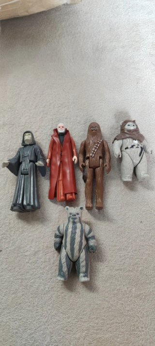 Lote 5 Figuras Star Wars Kenner