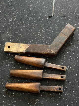 Muñeco de madera artes marciales