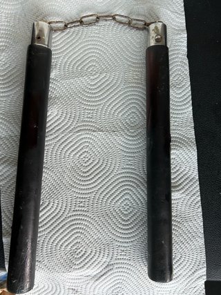 Muñeco de madera artes marciales