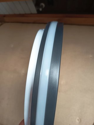 Plafón LED Redondo Negro MANTRA RGB CCT