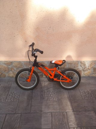 Bicicleta infantil Monty naranja