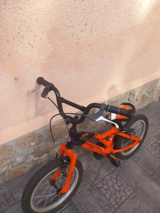 Bicicleta infantil Monty naranja