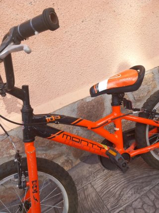 Bicicleta infantil Monty naranja