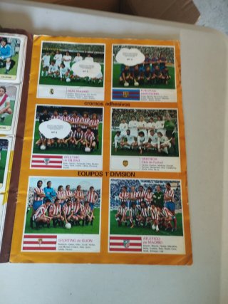 Álbum cromos futbol liga 78 79
