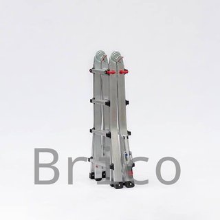 Escalera Telescópica Aluminio 3+3 Peldaños Teleflex