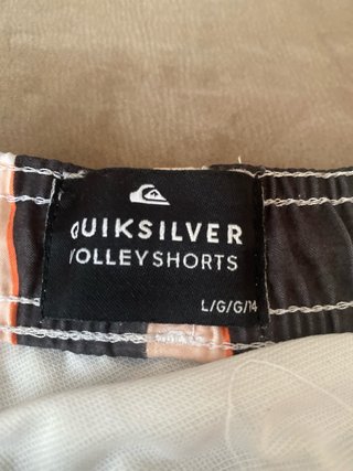 Bañador niño Quiksilver cuadros talla L 14 años
