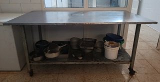Mesa de trabajo de acero inoxidable