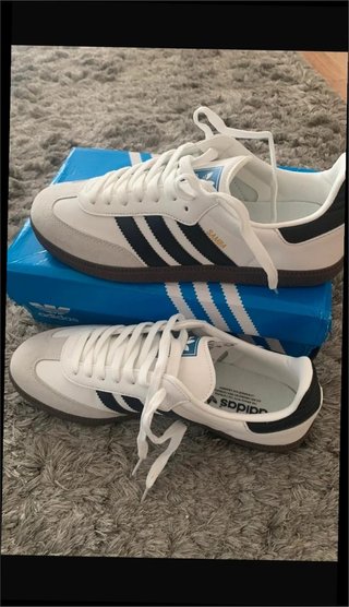 Adidas Samba OG Retro Blancas Talla 38.5