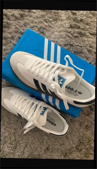 Adidas Samba OG Retro Blancas Talla 38.5