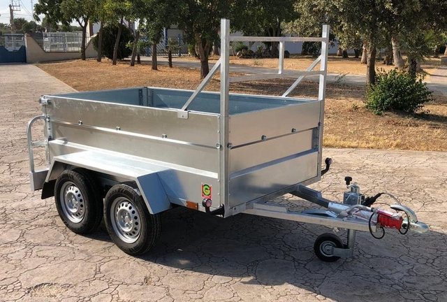 NUEVO: Remolque 750kg 2 ejes con freno