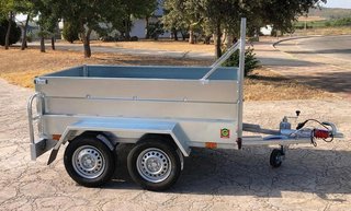 NUEVO: Remolque 750kg 2 ejes con freno