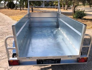 NUEVO: Remolque 750kg 2 ejes con freno