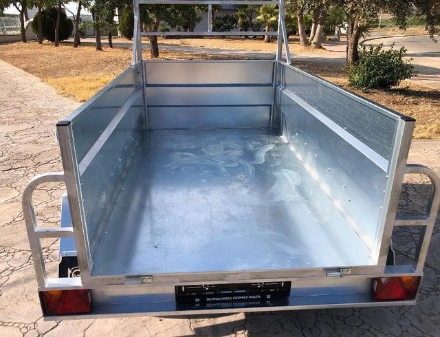 NUEVO: Remolque 750kg 2 ejes con freno