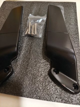 Retrovisores CNC Wing Blade Moto