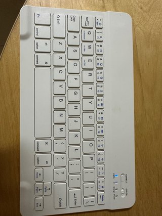 Teclado Bluetooth Tablet Blanco