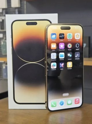 IPHONE 14 PRO MAX 128GB DORADO BATE. 100%
