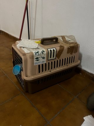 Transportín IATA perro/gato 55x36x35 venta rápida