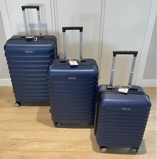 Juego 3 Maletas Viaje Azul Nuevas