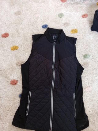 Chaleco de correr negro