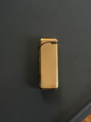 Mechero Tar Gard Dorado Rayado