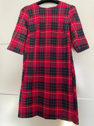 Vestido cuadros, Mango, Talla S