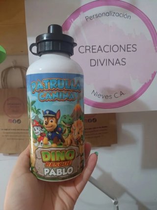 Botella Personalizada Patrulla Canina