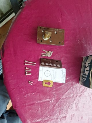 Cerradura de seguridad JIS 239 D Marrón