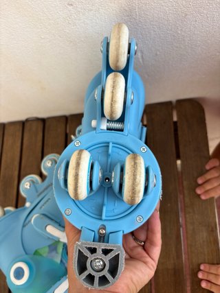 Patines azules ajustables Yvolution 23-28