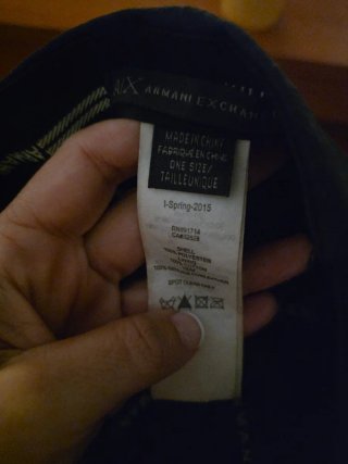Gorra Armani AX Negra