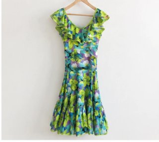 Traje de flamenca con volantes