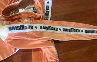 Tuta donna Exclusive Paris arancione XS