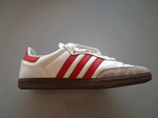 Adidas Samba Hombre Blanco/Rojo