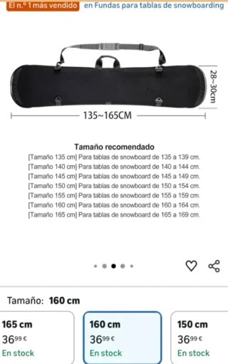 Funda Snowboard 160 cm