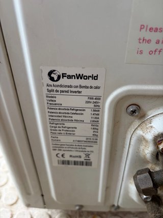 Aire Acondicionado Fanworld Inverter