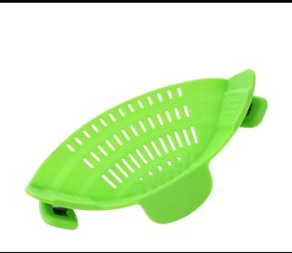 Escurridor para ollas verde