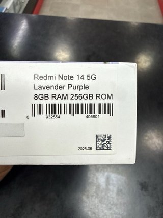 Redmi Note 14 5G 256GB Violeta