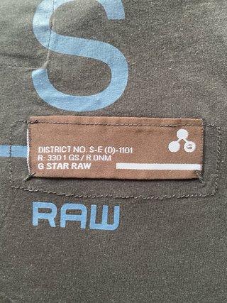 Camiseta G-Star RAW Talla L Negra