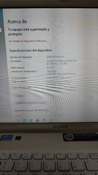 Portátil Sony Vaio