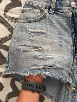 Shorts vaqueros Zara desgastados