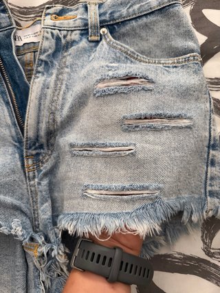 Shorts vaqueros Zara desgastados