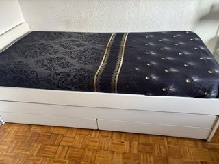 Letto a castello IKEA 190x200cm con spazio di archiviazione
