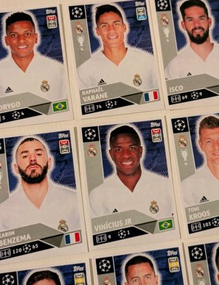Lote Real Madrid Cromos Champions League