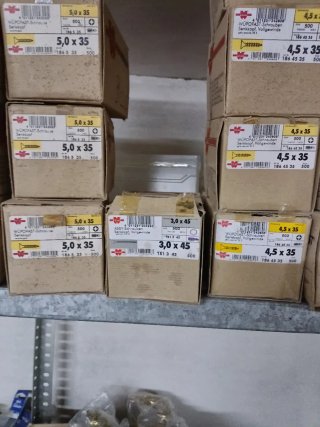 Tornillos Taco Wurth Nylon 6x22