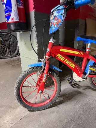Bicicleta infantil Paw Patrol 01