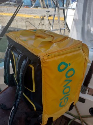 Mochila Térmica Glovo Amarilla