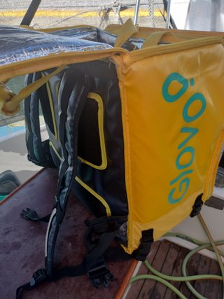 Mochila Térmica Glovo Amarilla