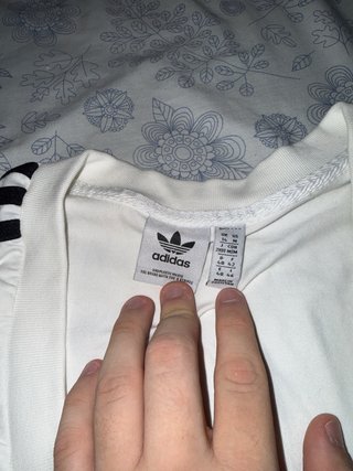 Camiseta Adidas Blanca Crop Top